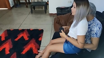 A Seductive Homemade Video Of A Naughty Daughter-In-Law Almost Getting Caught While Being Pleasured By Her Father-In-Law