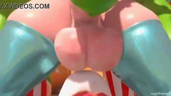 Princesa Rosalina Jebe Pohotno Kurbo V Tem Animiranem Porno Videu.